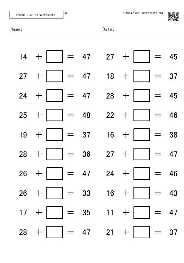 Horizontal Addition ver1